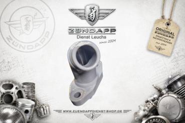 Preview: Zündapp Ansaugstutzen ZD 40, ZE 40, ZS 25, ZL 25, ZX 25, X 25 – BING 15 mm / Mikuni VM13 – 278-04.114 - geglättet !
